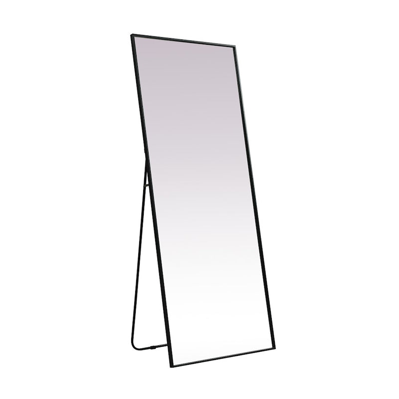 Elegant Decor Eternity Rectangle Full Length Mirror 30X72", Black