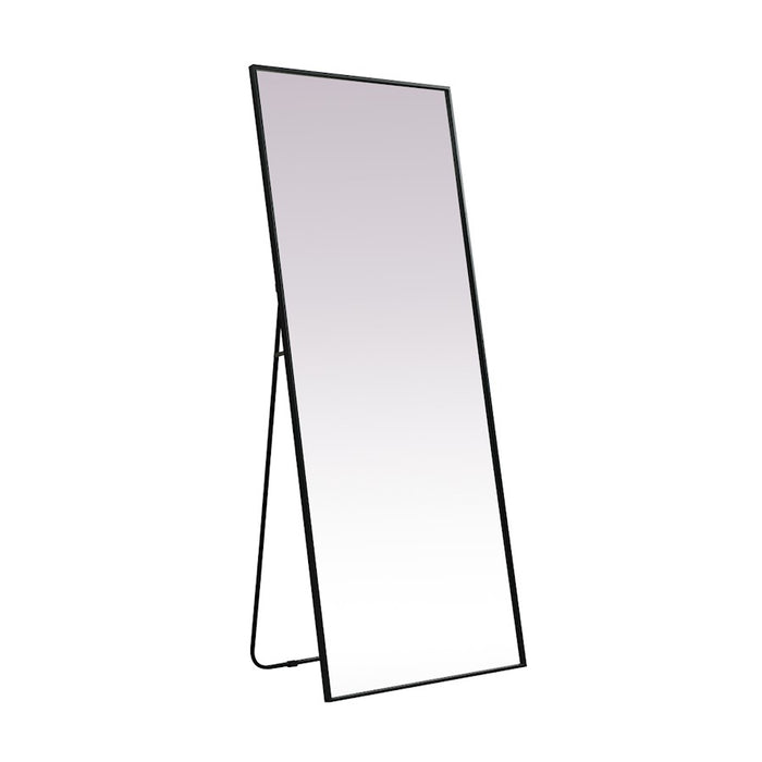 Elegant Decor Eternity Rectangle Full Length Mirror 30X72", Black