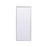 Elegant Decor Eternity Rectangle Full Length Mirror 30X72", Silver