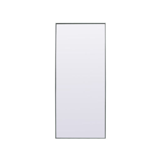 Elegant Decor Eternity Rectangle Full Length Mirror 30X72", Silver