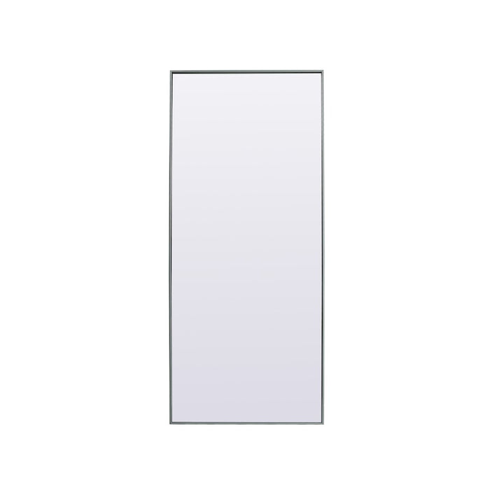 Elegant Decor Eternity Rectangle Full Length Mirror 30X72", Silver