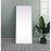 Elegant Decor Eternity Rectangle Full Length Mirror 30X72", Silver