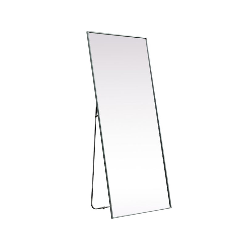 Elegant Decor Eternity Rectangle Full Length Mirror 30X72", Silver