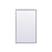 Elegant Decor Eternity Rectangle Full Length Mirror 36X60", Black