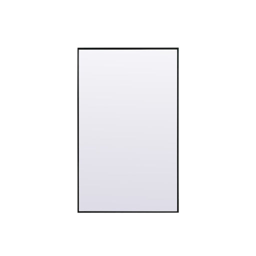 Elegant Decor Eternity Rectangle Full Length Mirror 36X60", Black