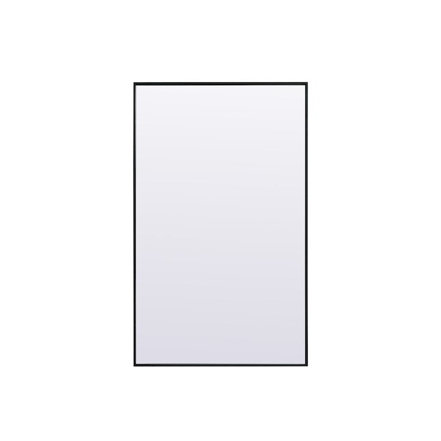 Elegant Decor Eternity Rectangle Full Length Mirror 36X60", Black