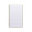 Elegant Decor Eternity Rectangle Full Length Mirror 36X60", Brass