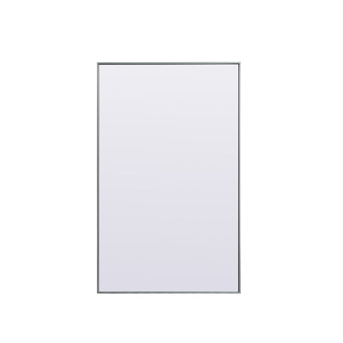 Elegant Decor Eternity Rectangle Full Length Mirror 36X60", Silver
