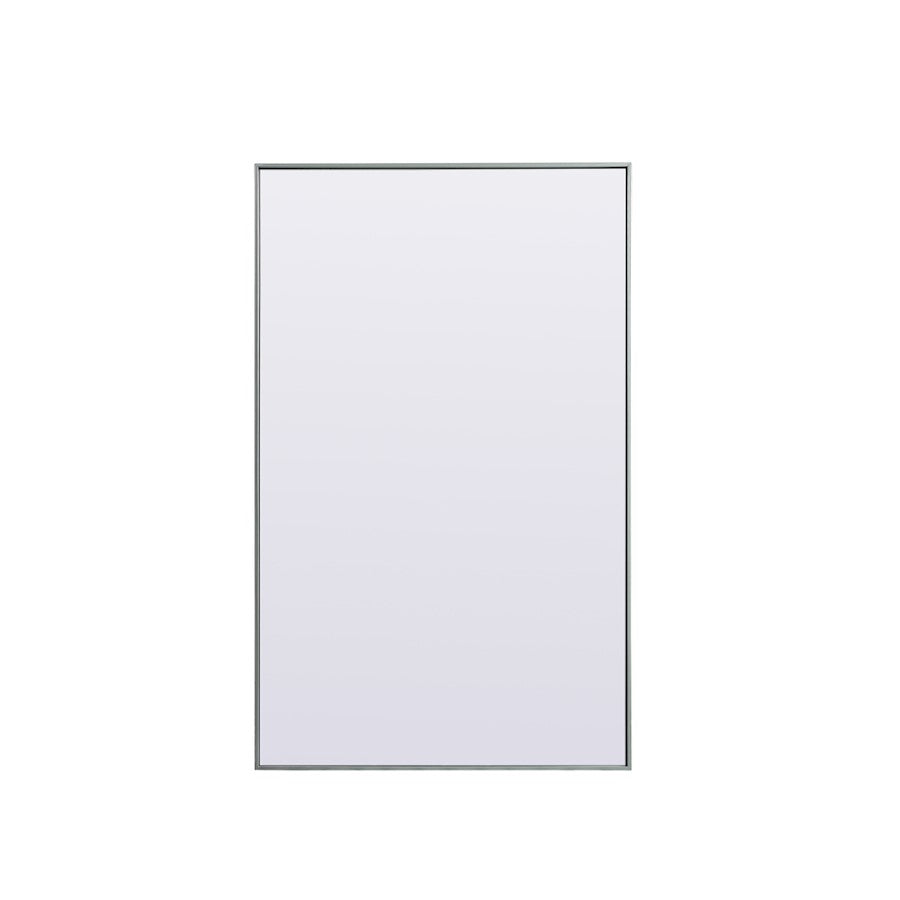 Elegant Decor Eternity Rectangle Full Length Mirror 36X60", Silver