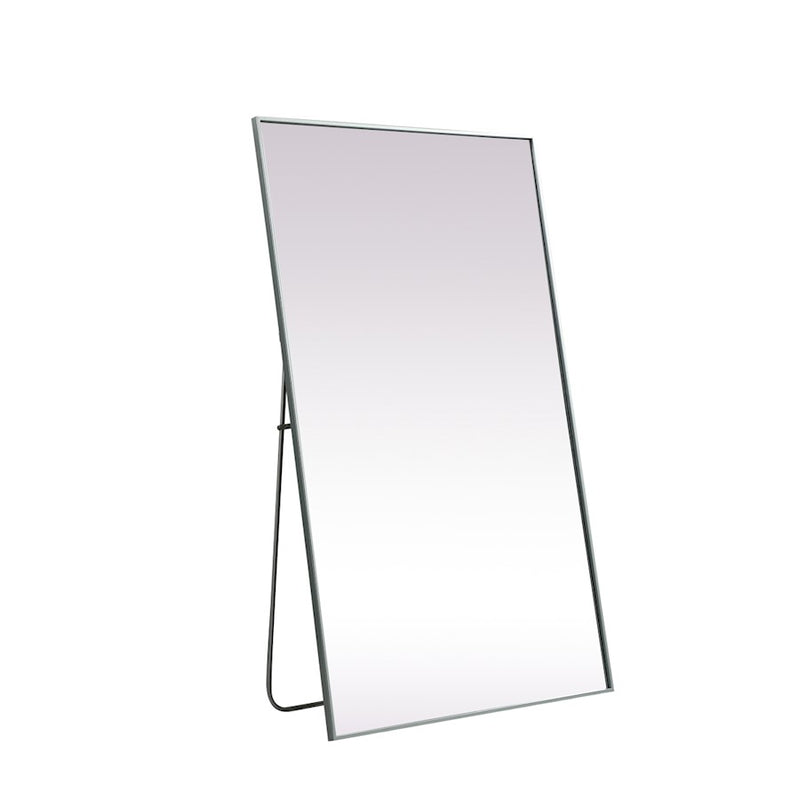 Elegant Decor Eternity Rectangle Full Length Mirror 36X60", Silver