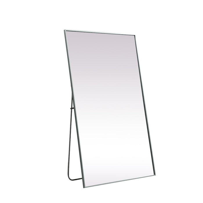 Elegant Decor Eternity Rectangle Full Length Mirror 36X60", Silver
