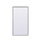 Elegant Decor Eternity Rectangle Full Length Mirror 36X72", Black
