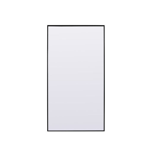 Elegant Decor Eternity Rectangle Full Length Mirror 36X72", Black