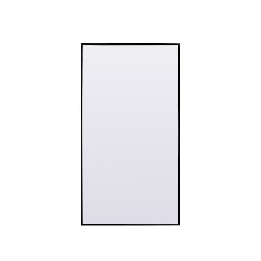 Elegant Decor Eternity Rectangle Full Length Mirror 36X72", Black