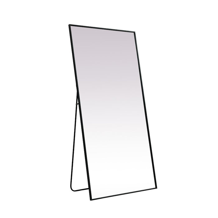 Elegant Decor Eternity Rectangle Full Length Mirror 36X72", Black