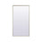Elegant Decor Eternity Rectangle Full Length Mirror 36X72", Brass