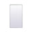 Elegant Decor Eternity Rectangle Full Length Mirror 36X72", Silver