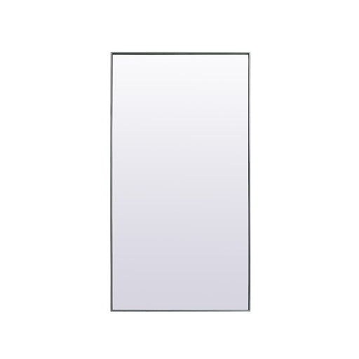 Elegant Decor Eternity Rectangle Full Length Mirror 36X72", Silver