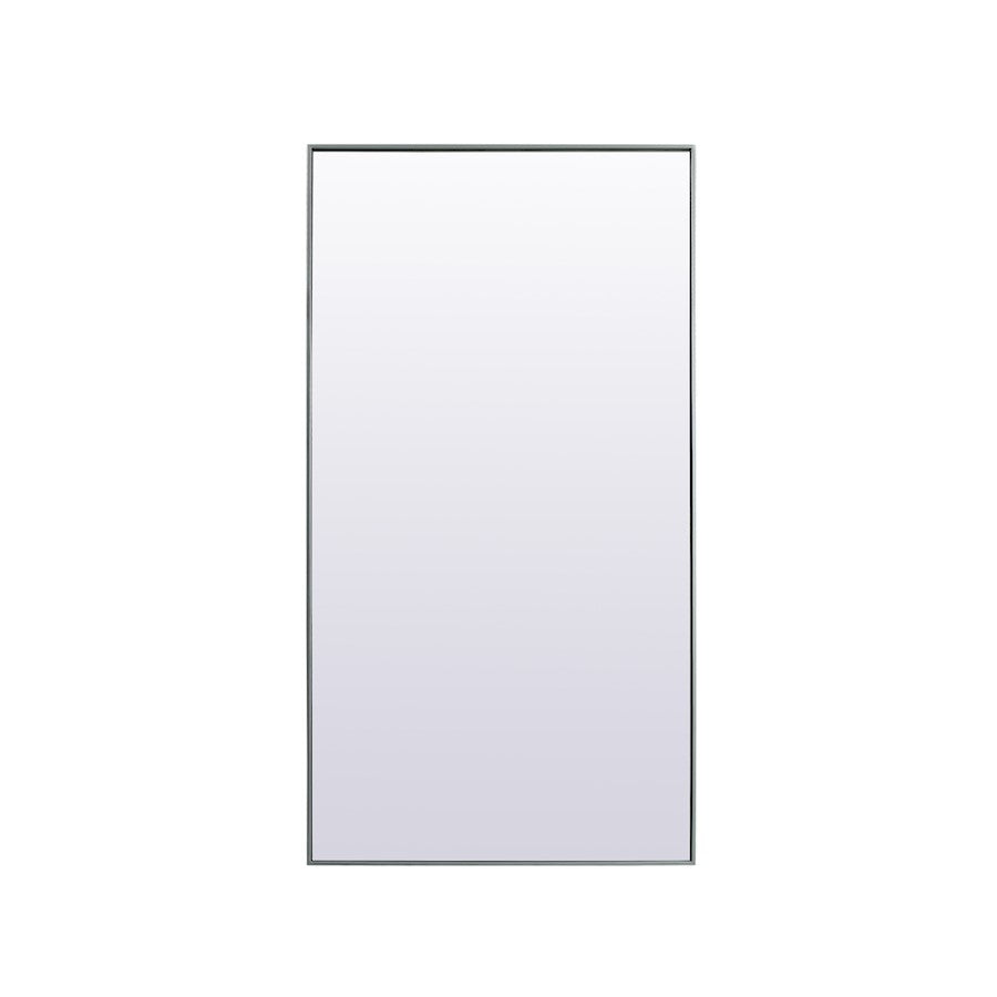 Elegant Decor Eternity Rectangle Full Length Mirror 36X72", Silver