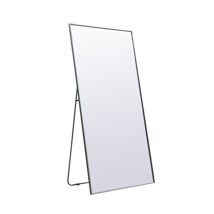 Elegant Decor Eternity Rectangle Full Length Mirror 36X72", Silver