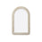Elegant Decor Arch Cornhusk Mirror 27X42, Linen White - MR4G2742LN