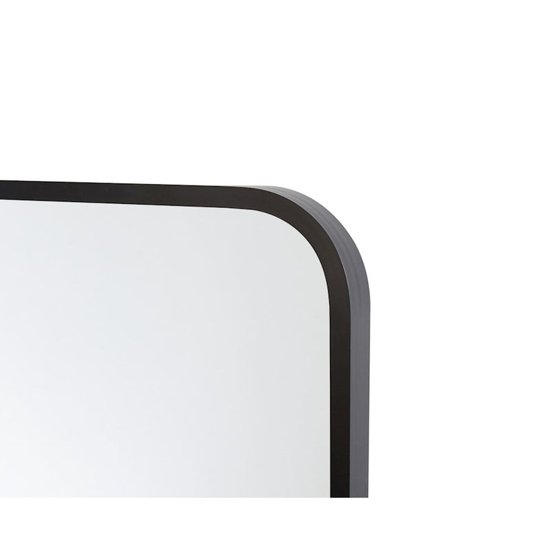 Elegant Decor Everly Soft Corner Pivot Mirror 20X24", Black