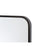 Elegant Decor Everly Soft Corner Pivot Mirror 20X24", Black