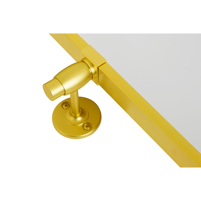 Elegant Decor Everly Soft Corner Pivot Mirror 20X24", Gold