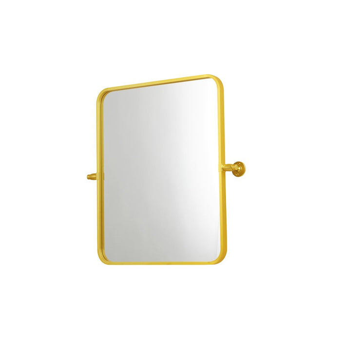 Elegant Decor Everly Soft Corner Pivot Mirror 20X24", Gold