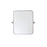 Elegant Decor Everly Soft Corner Pivot Mirror 20X24", Silver