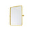 Elegant Decor Everly Soft Corner Pivot Mirror 24X32", Gold