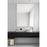 Elegant Decor Everly Soft Corner Pivot Mirror 24X32", Silver