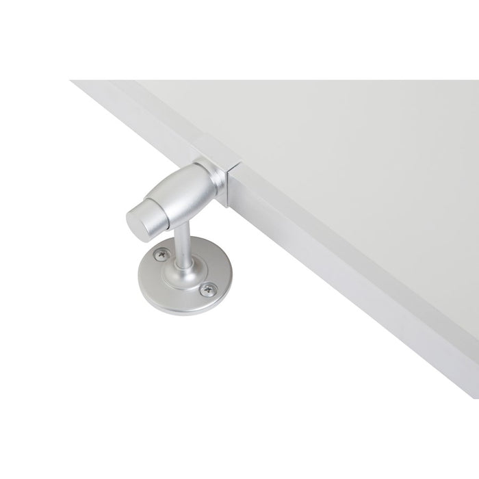 Elegant Decor Everly Soft Corner Pivot Mirror 24X32", Silver