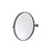 Elegant Decor Everly Round Pivot Mirror 24", Black
