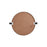 Elegant Decor Everly Round Pivot Mirror 24", Black