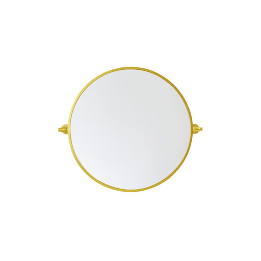 Elegant Decor Everly Round Pivot Mirror 24", Gold