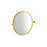 Elegant Decor Everly Round Pivot Mirror 24", Gold