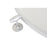 Elegant Decor Everly Round Pivot Mirror 24", Silver
