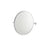 Elegant Decor Everly Round Pivot Mirror 24", Silver