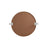 Elegant Decor Everly Round Pivot Mirror 24", Silver