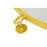 Elegant Decor Everly Round Pivot Mirror 30", Gold