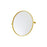 Elegant Decor Everly Round Pivot Mirror 30", Gold