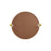 Elegant Decor Everly Round Pivot Mirror 30", Gold