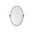 Elegant Decor Everly Oval Pivot Mirror 21X32", Black