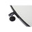 Elegant Decor Everly Oval Pivot Mirror 21X32", Black