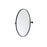 Elegant Decor Everly Oval Pivot Mirror 21X32", Black