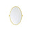 Elegant Decor Everly Oval Pivot Mirror 21X32", Gold
