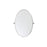Elegant Decor Everly Oval Pivot Mirror 21X32", Silver