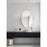 Elegant Decor Everly Oval Pivot Mirror 21X32", Silver