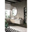 Elegant Decor Everly Oval Pivot Mirror 21X32", Silver
